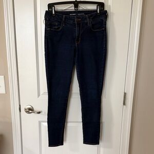 Old Navy Women's Deep Blue Skinny Jeans